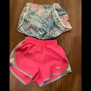 Girls size 4t Nike bundle two pairs shorts great condition